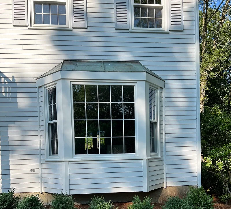 How to rebuild a bay window in Ridgefield, CT